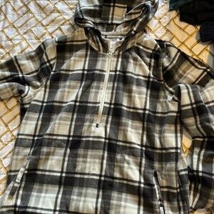 O’Neill half zip hoodie with pockets size Large